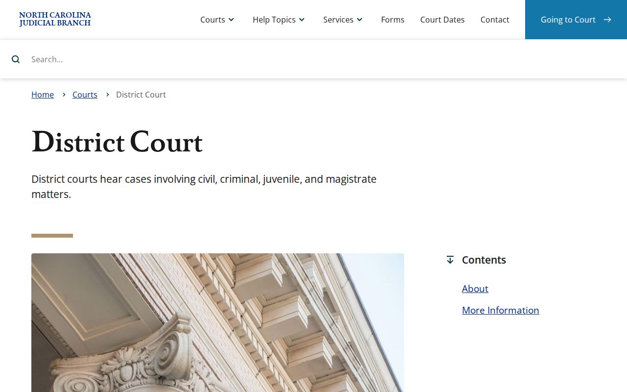 Lenoir County criminal docket District Court reference